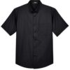 Tall Optimum Short Sleeve Twill Dress Shirt