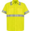 High Visibility Safety Short Sleeve Work Shirt - Image 3