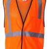 Economy Single Pocket Hook-and-Loop Mesh Vest - Image 4