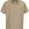 Short Sleeve Work Shirt - Tall Sizes - Image 5