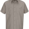 Short Sleeve Work Shirt - Tall Sizes - Image 9