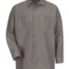 Industrial Long Sleeve Work Shirt - Tall Sizes - Image 10