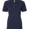 Women's 100% Ring-Spun Cotton Piqué Polo - Image 5