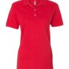 Women's 100% Ring-Spun Cotton Piqué Polo - Image 9