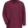 Industrial Long Sleeve Work Shirt - Tall Sizes - Image 4