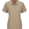 Women's Short Sleeve Performance Knit Pocketless Core Polo - Image 7