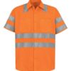 High Visibility Safety Short Sleeve Work Shirt - Image 5