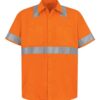 High Visibility Safety Short Sleeve Work Shirt - Image 4