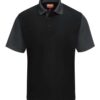 Short Sleeve Performance Knit Color-Block Polo
