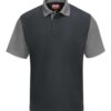 Short Sleeve Performance Knit Color-Block Polo - Image 4