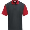 Short Sleeve Performance Knit Color-Block Polo - Image 6