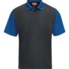 Short Sleeve Performance Knit Color-Block Polo - Image 7