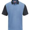 Short Sleeve Performance Knit Color-Block Polo - Image 8