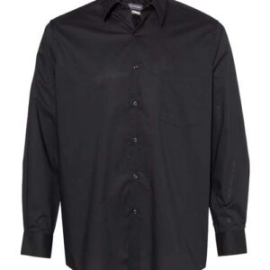 Broadcloth Point Collar Solid Shirt