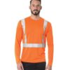 USA-Made Hi-Visibility Long Sleeve Performance T-Shirt - Image 3