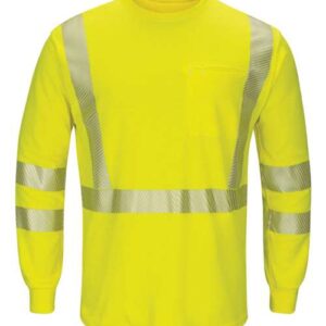 Hi-Visibility Lightweight Long Sleeve T-Shirt - Tall Sizes