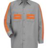 Industrial Enhanced-Visibility Long Sleeve Work Shirt - Tall Sizes