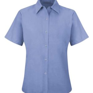 Women's Short Sleeve Specialized Pocketless Work Shirt